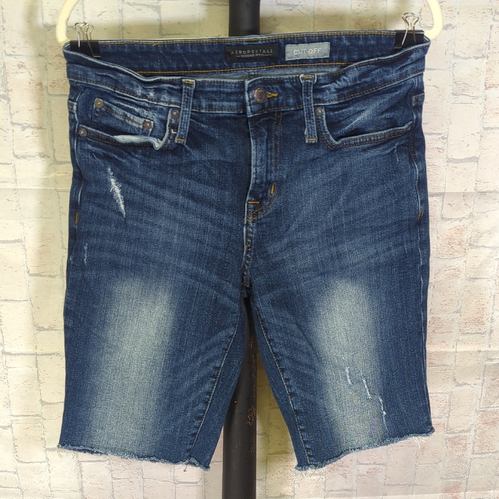 Aeropostale Cut-Off Denim Shorts Ladies 30
